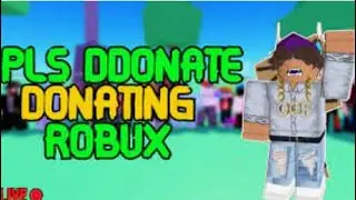 OMG! I GOT DONATED 2000 ROBUX ON PLS DONATE! ROBLOX.