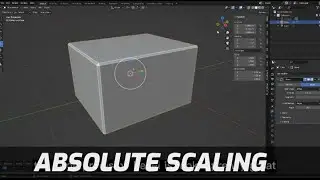 Absolute scaling in blender | Blender Tip