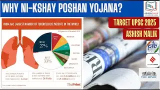 NI-KSHAY POSHAN YOJANA & INDIA'S TB BURDEN #upsc #curentaffairs #prelims2025