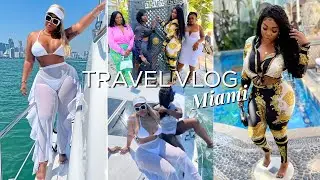 MIAMI GIRLS TRIP | YACHT • JET SKIS • VERSACE MANSION | TRAVEL VLOG | Gina Jyneen
