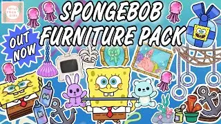 NEW ✨ SPONGEBOB FURNITURE PACK 🏝️🍍 OUT NOW! 🤩 TOCA LIFE WORLD 🌎