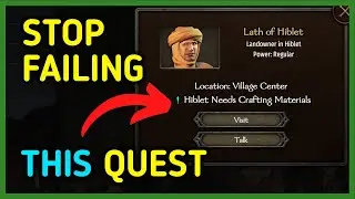 Village Needs Crafting Materials Quest - Bannerlord