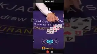 HITTING TO 21 ON BLACKJACK!