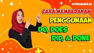 The Difference Between Do, Does, Did, and Done in English Sentences || TEATU with Ms Ervi
