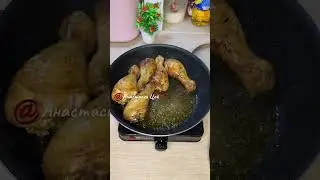Гречка с курицей в одной сковороде.