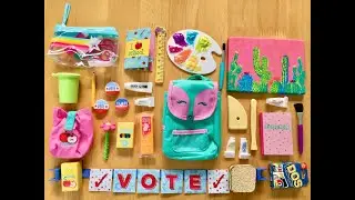 Huge American Girl Doll School Haul ~ School Desk, Backpack and Locker