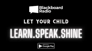 Blackboard Radio - English Learning App📱// Install for free! 🆓