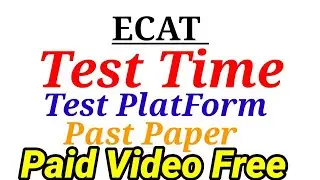 Clear Your Confusion Regarding Test | Free Ecat test | Free ECAT/MCAT