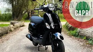 SANTINI CAPRI GLANS ZWART | SCOOTERSPOT #13