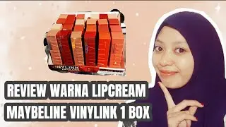 Review Warna Lipcream Maybeline 1 Box||Unboxing paket