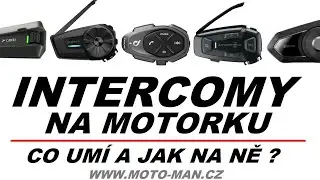 INTERCOMY NA MOTORKU - Jak fungují? Co umí a jak na ně?