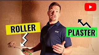 EXPERIMENT | Can You Roll PLASTER Onto A Wall?? 
