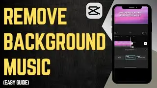 How To Remove Background Music In CapCut