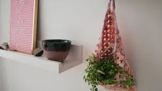 Suspension pour plantes au crochet