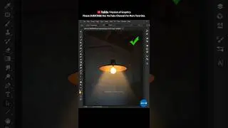 Realistic Light Effect in Photoshop 💡👍 #shorts #photoshoptutorial