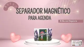 SEPARADOR MAGNÉTICO PARA AGENDA PARA ZONA SCRAPERA