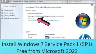 How to download Install Windows 7 Service Pack 1 (SP1) official free | 
