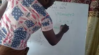 Mean of grouped and ungrouped Data