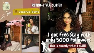 How I Stayed in Suite for Free with 5K Followers!!