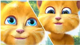 Talking Ginger Cat Eating 🍅🍓🍅🍓🍅🍓🍅