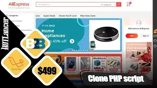 AliExpress Clone Laravel script PHP B2B B2C C2C app ios app