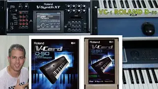 ROLAND D50 CARD PARA V-SYNTH XT - VC-1 | D-50 V-Card for V-Synth - Roland 