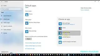 How To Change Your Default Web Browser and other apps  In Windows 10