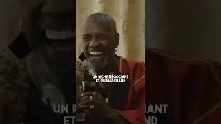 Le Macrinus noir de Gladiator II avec Denzel Washington