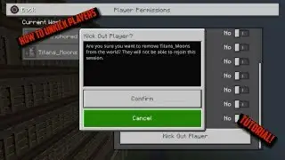 How To Unkick Players In Minecraft! 