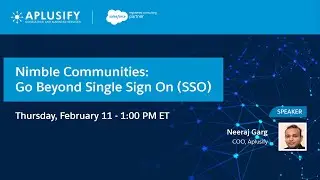 Nimble Communities: Go Beyond Single Sign On (SSO)