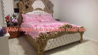 Kuv lub txaj niam huab tais daim rwb tuaj txog lawm os