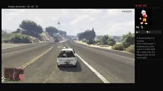 GTA 5 - tentar escapar da polícia 😬😯