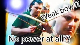 Are light short bows REALLY weak and can't function? How can speed shooting be practical?