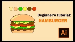 Illustrator Tutorial: How to edit Hamburger [Beginner]