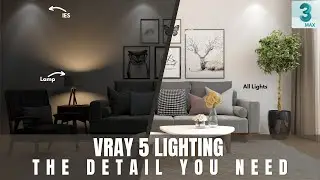 VRAY Lighting in 3ds Max - Detailed tutorial | Ahsaan Rehman |