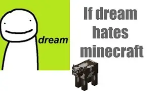 If dream hates minecraft