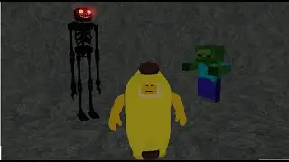 Stuck in a cave with creeps.... ( Roblox The Maze )