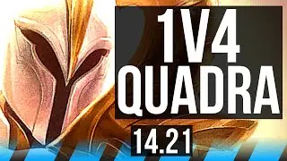 KAYLE vs IRELIA (MID) | 1v4 Quadra, 9 solo kills, 600+ games | EUW Master | 14.21