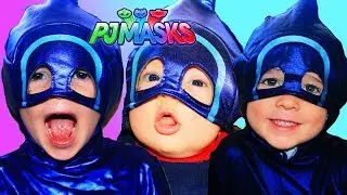 PJ Masks 3 NIGHT NINJA Ninjalinos Episode with Little Lazy Night Ninja