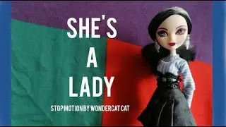 Tom Jones - she's a Lady /stop motion by wondercat cat