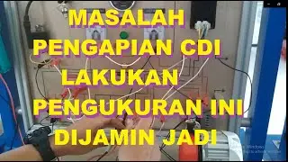 Belajar sistem pengapian CDI wajib tau pengukuran ini by Elektronik Modular