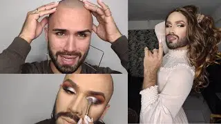 ESTOU CARECA, MAKE INSPIRADA EM NOIVA, UNHAS FRANCESA
