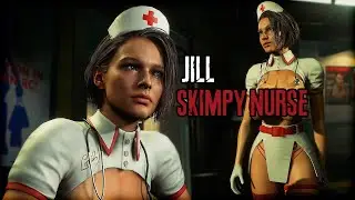 Jill Valentine Skimpy Nurse in Resident Evil 3