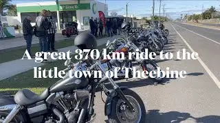 A great 370 km ride to the little town of Theebine