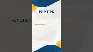 5.  Use functions to group related code together   #PHP #WEBTIPSMASTER