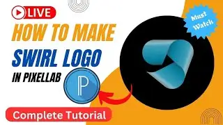 How to Make swirl Logo in Pixel lab|Graphic Mania