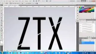 Photoshop Tutorial: How To Split Text For Multi-Coloring.