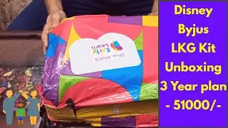 Disney Byju's Early Learn Program LKG kit | byju's lkg kit | Byju's Early learn Unboxing