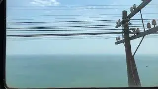 Ocean View Train Ride 🌊 Behind the Scenes Coastal Railway Recording for Deep Relaxation