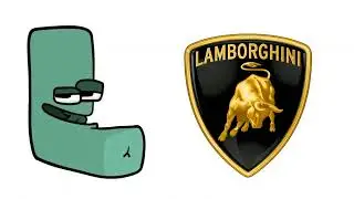 alphabet lore but brands of their cars